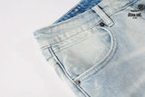 Calça Jeans Ksubi Azul Claro Joelho Rasgado