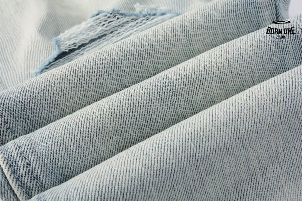 Calça Jeans Ksubi Azul Claro Joelho Rasgado