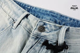 Calça Jeans Ksubi Azul Claro Joelho Rasgado