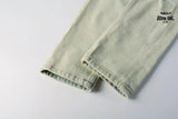 Calça Jeans Ksubi Verde Claro Pintada