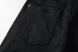Calça Jeans Ksubi Preta Logo Bordado