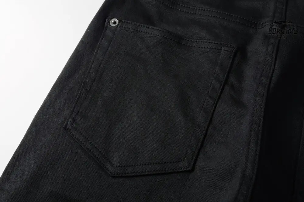 Calça Jeans Ksubi Preta Logo Bordado