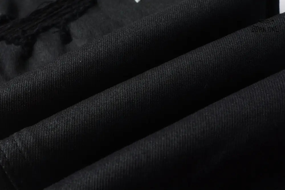 Calça Jeans Ksubi Preta Logo Bordado