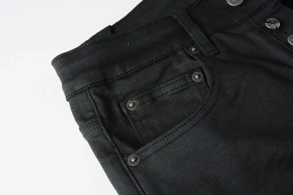 Calça Jeans Ksubi Preta Logo Bordado