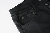 Calça Jeans Ksubi Preta Logo Bordado