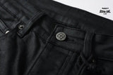 Calça Jeans Ksubi Preta Logo Bordado