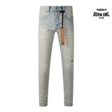 Calça Jeans Ksubi Bege Claro Lavada