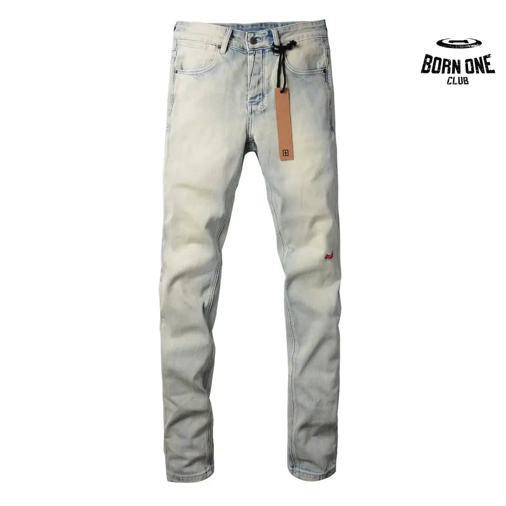 Calça Jeans Ksubi Bege Claro Lavada