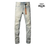 Calça Jeans Ksubi Bege Claro Lavada
