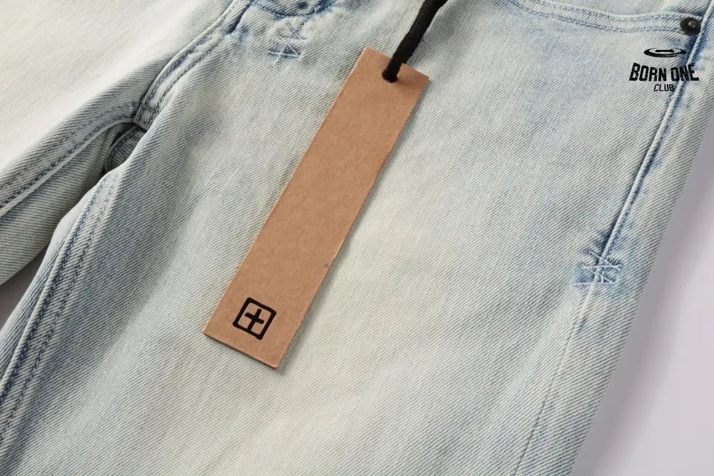 Calça Jeans Ksubi Bege Claro Lavada