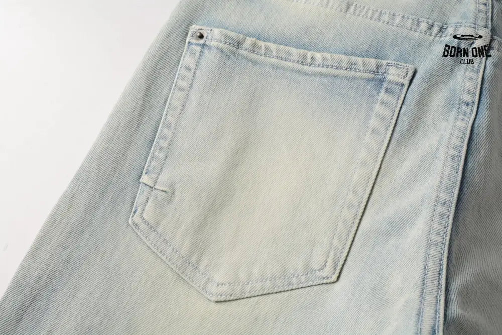 Calça Jeans Ksubi Bege Claro Lavada