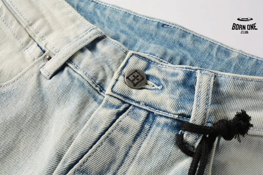 Calça Jeans Ksubi Bege Claro Lavada
