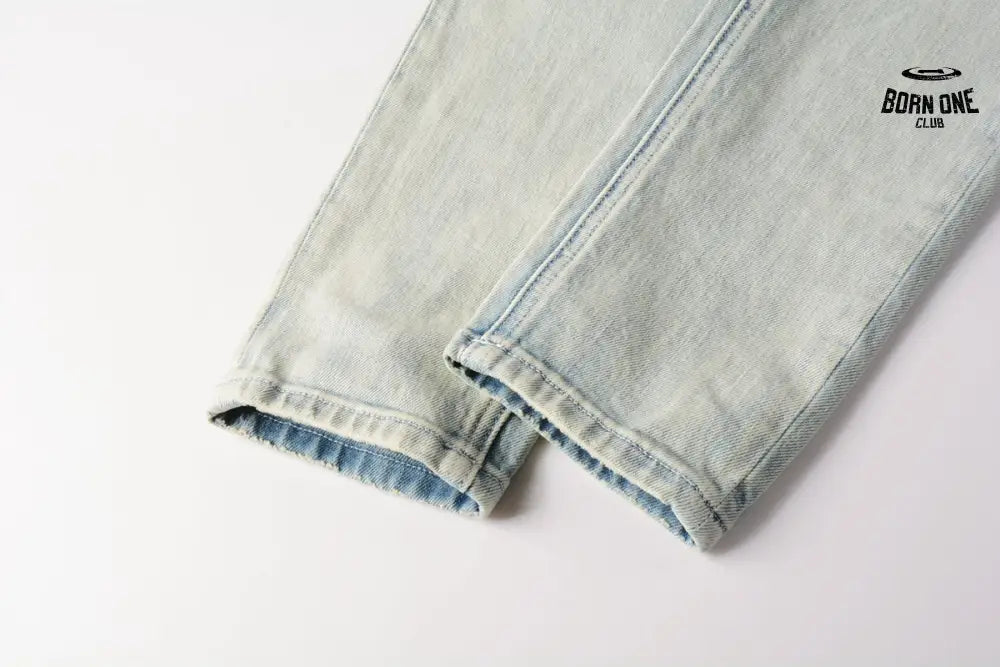 Calça Jeans Ksubi Bege Claro Lavada