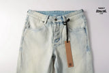 Calça Jeans Ksubi Bege Claro Lavada
