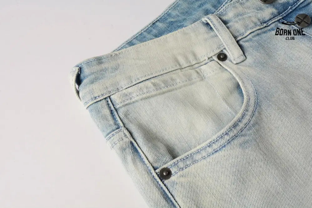 Calça Jeans Ksubi Bege Claro Lavada