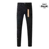 Calça Jeans Ksubi Preta Detalhe Destroyed