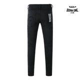 Calça Jeans Ksubi Preta Detalhe Destroyed