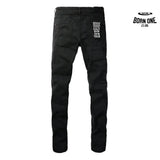 Calça Jeans Ksubi Preta Detalhe Destroyed