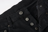 Calça Jeans Ksubi Preta Detalhe Destroyed