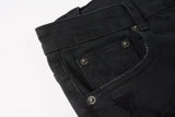 Calça Jeans Ksubi Preta Detalhe Destroyed