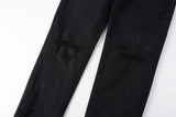 Calça Jeans Ksubi Preta Detalhe Destroyed