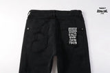 Calça Jeans Ksubi Preta Detalhe Destroyed