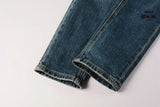 Calça Jeans Ksubi Azul Escuro Joelho Rasgado