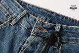 Calça Jeans Ksubi Azul Escuro Joelho Rasgado