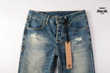 Calça Jeans Ksubi Azul Escuro Joelho Rasgado