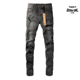 Calça Jeans Ksubi Cinza Patches Destroyed