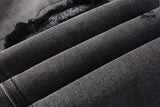 Calça Jeans Ksubi Cinza Patches Destroyed