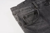 Calça Jeans Ksubi Cinza Patches Destroyed