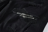 Calça Jeans Ksubi Preta Rasgos Finos