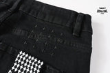 Calça Jeans Ksubi Preta Rasgos Finos