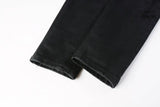 Calça Jeans Ksubi Preta Rasgos Finos
