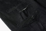 Calça Jeans Ksubi Preta Rasgos Finos