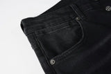 Calça Jeans Ksubi Preta Lavada Logo Pintado