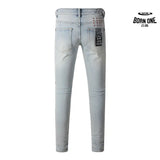 Calça Jeans Ksubi Azul Claro Patch Leão Vermelho