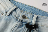 Calça Jeans Ksubi Azul Claro Patch Leão Vermelho