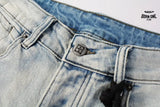 Calça Jeans Ksubi Off White Globo Bordado