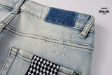Calça Jeans Ksubi Off White Globo Bordado