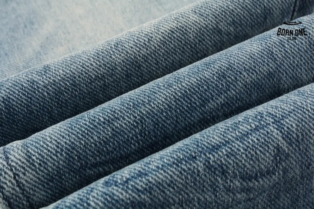 Calça Jeans Ksubi Azul Médio Patches Destroyed