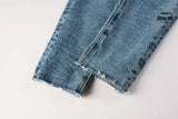 Calça Jeans Ksubi Azul Médio Patches Destroyed