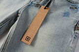 Calça Jeans Ksubi Azul Claro Destroyed Azul