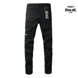 Calça Jeans Ksubi Preta Joelho Rasgado