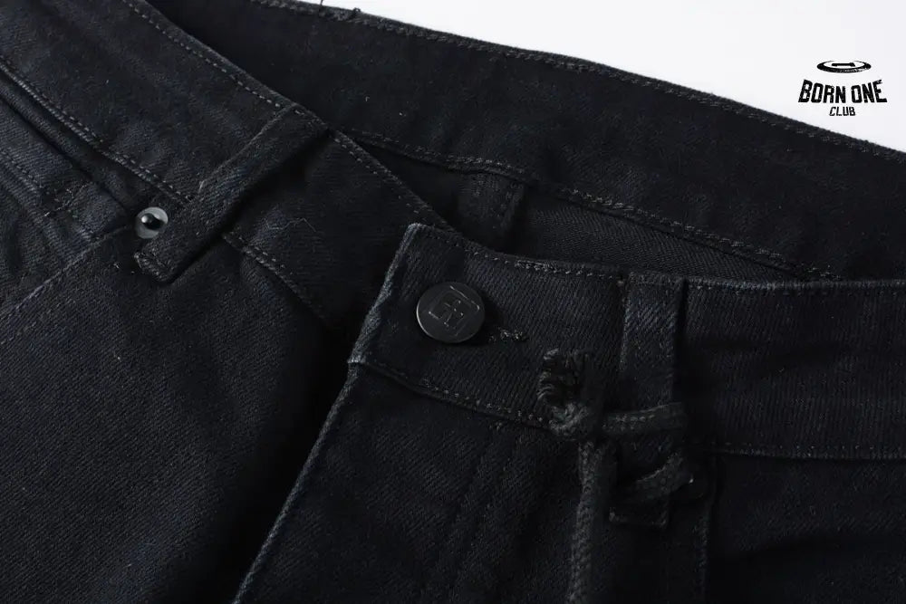 Calça Jeans Ksubi Preta Joelho Rasgado