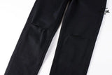 Calça Jeans Ksubi Preta Joelho Rasgado