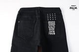 Calça Jeans Ksubi Preta Joelho Rasgado
