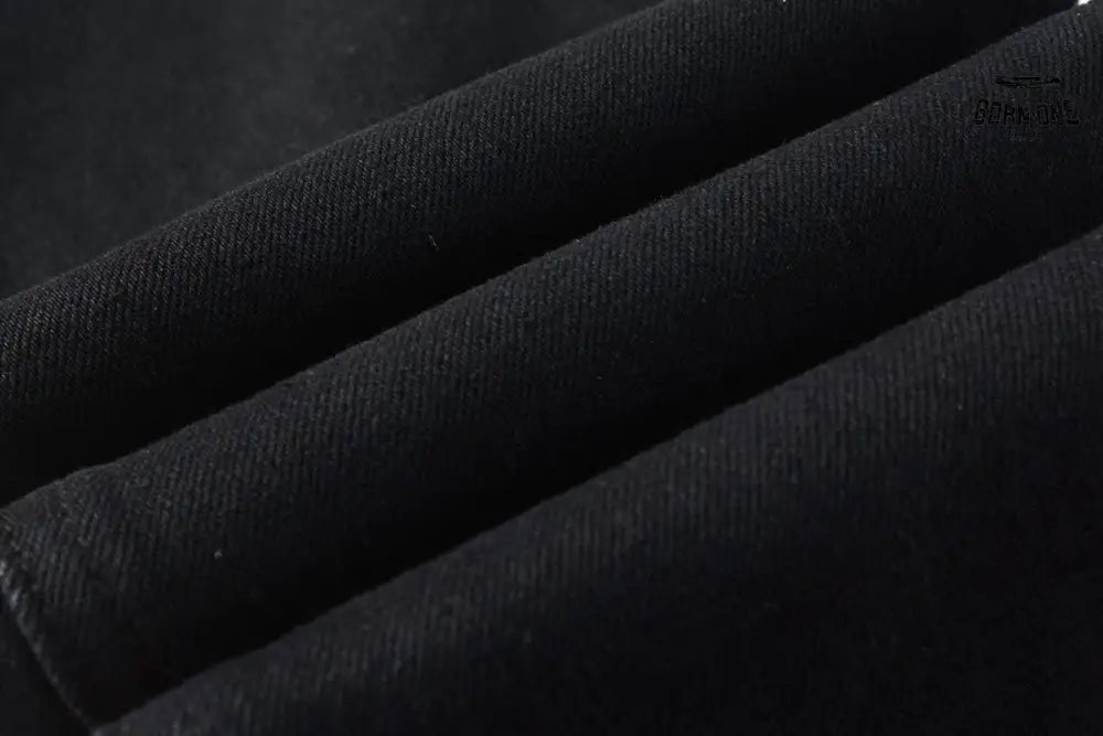 Calça Jeans Ksubi Preta Joelho Rasgado