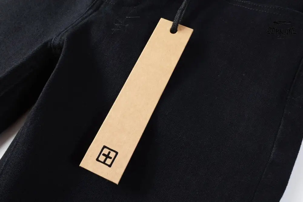 Calça Jeans Ksubi Preta Joelho Rasgado